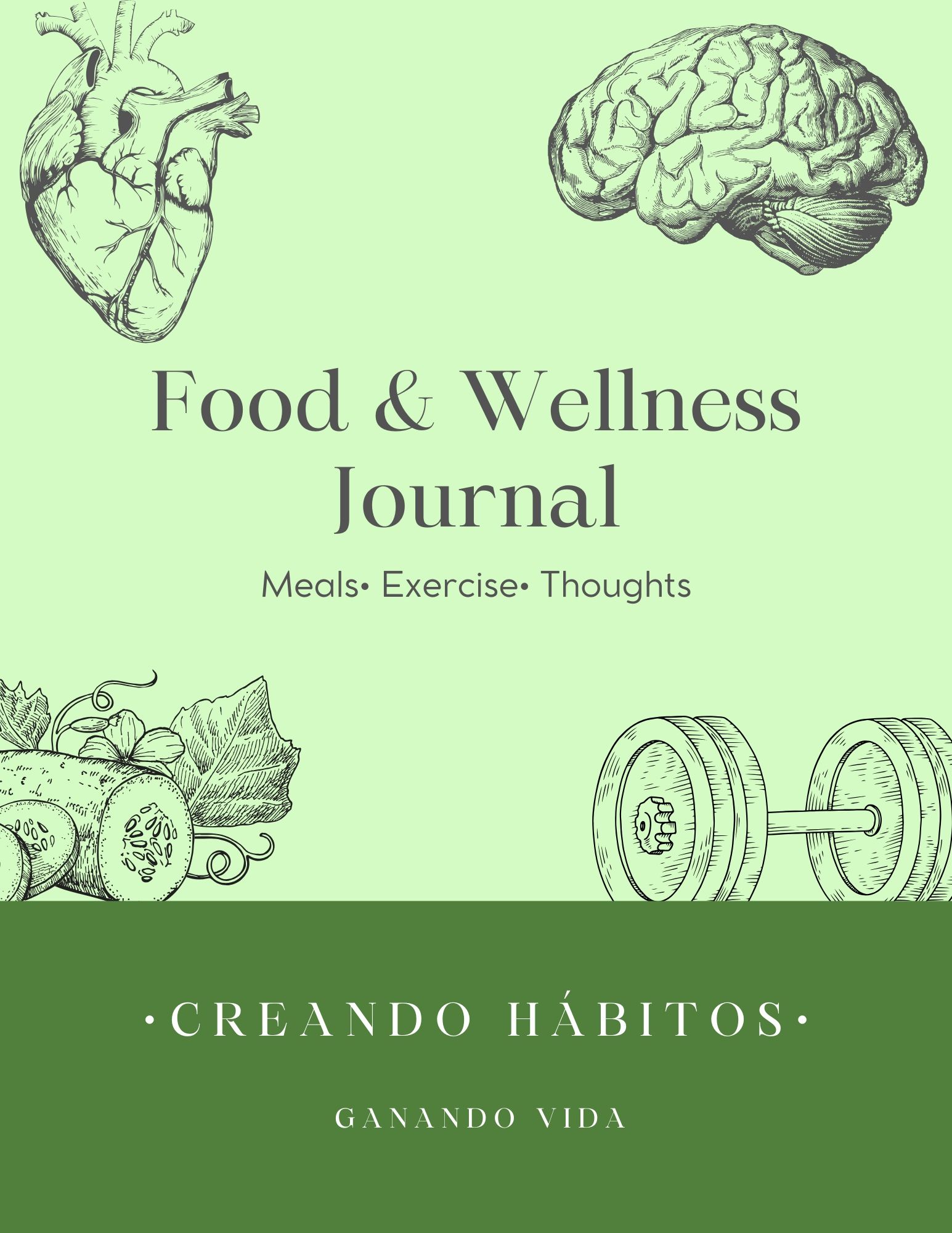 Food & Wellness Journal – Printable Edition