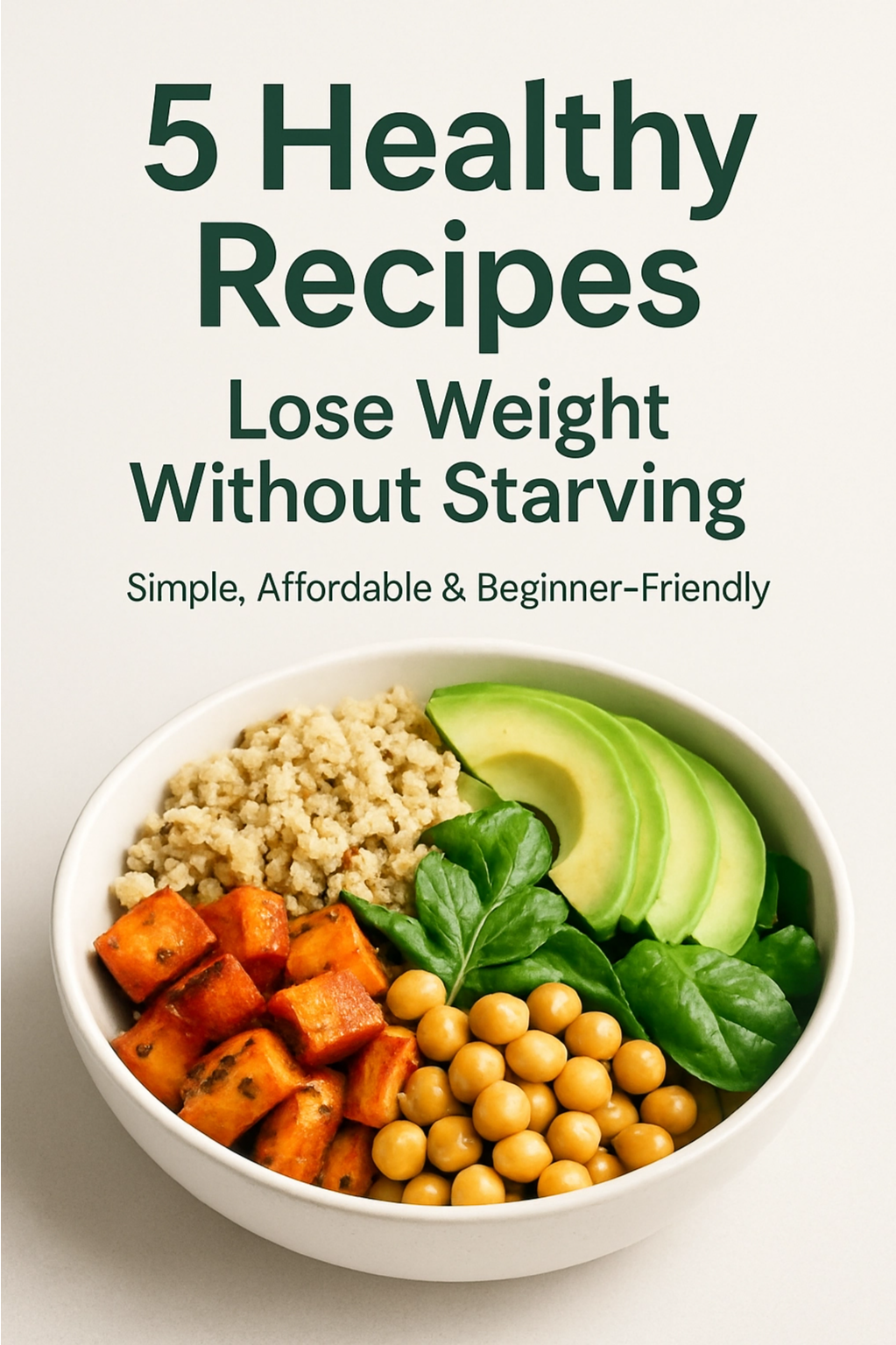 5 healthy recipes to lose weight without starving