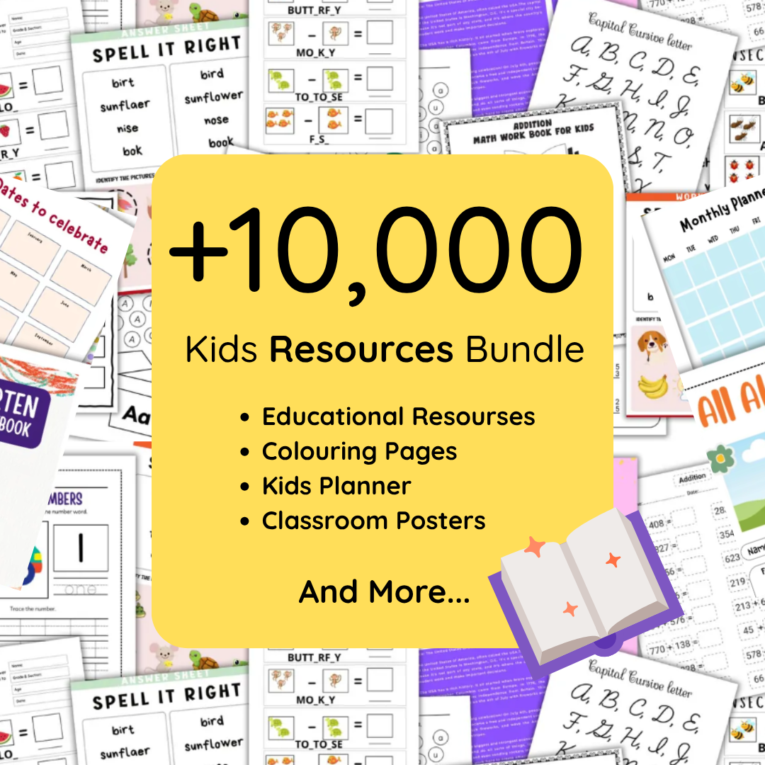 10.000 Kids Resources Bundle