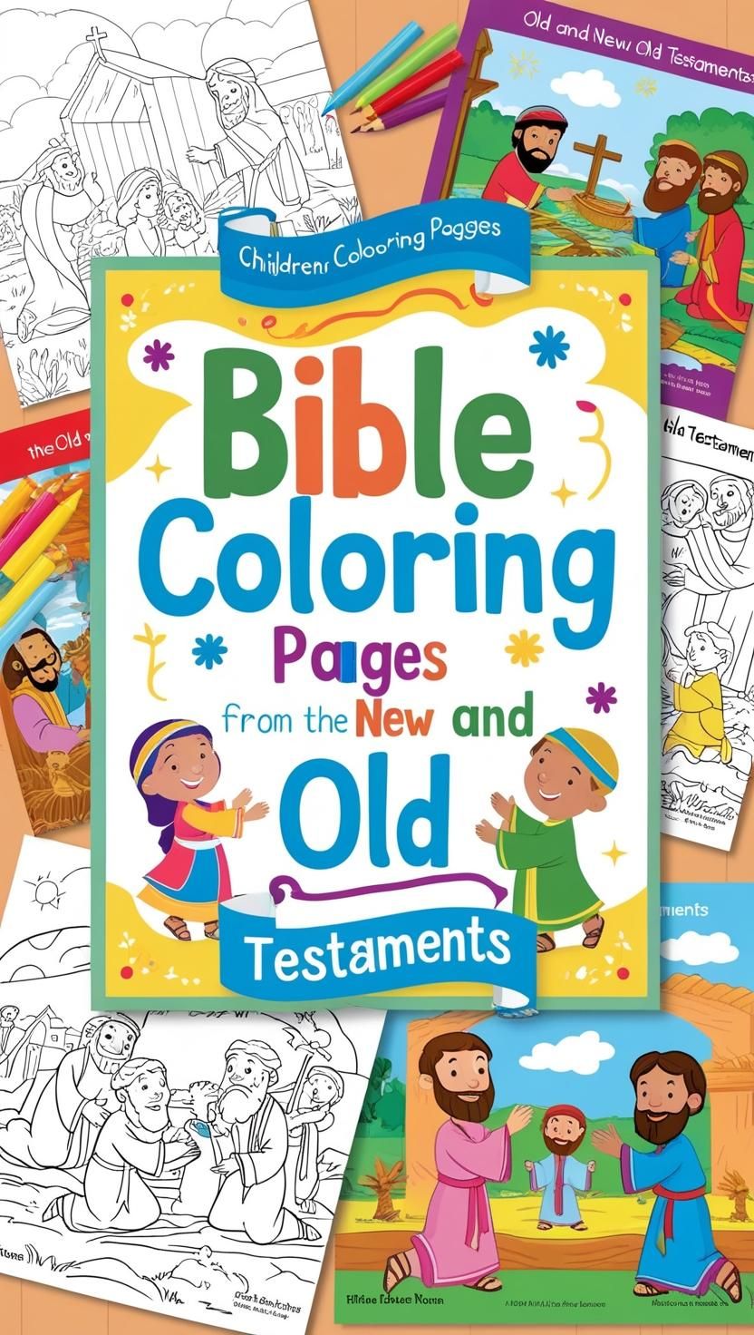 BIBLE COLORING PAGES fron new and Old Testaments