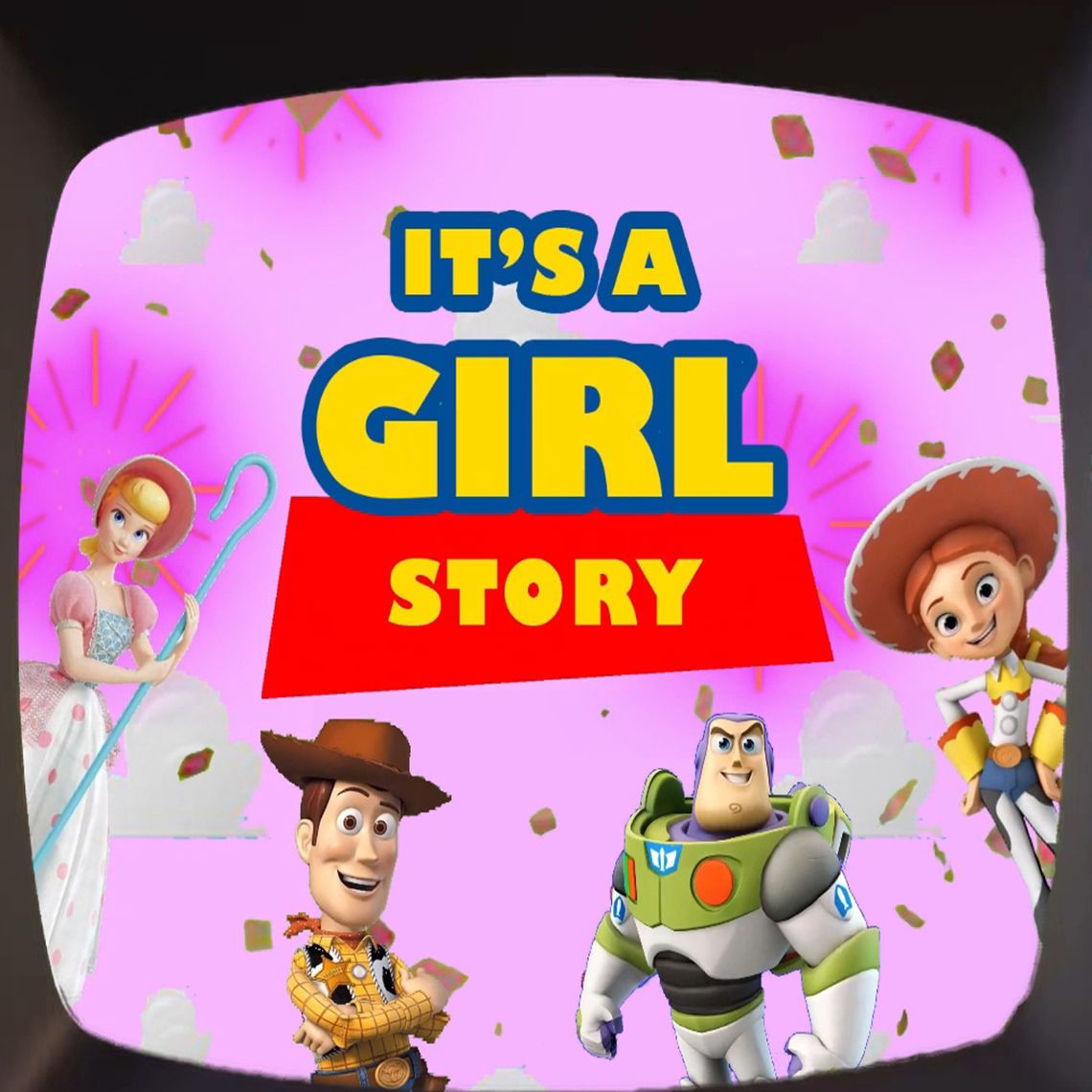 Toy story Gender Reveal Video - Girl Edition