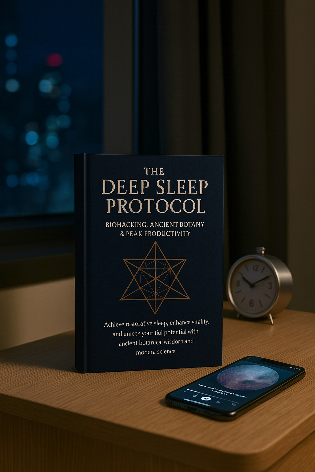 Sleep Deep. Rise Powerful. The no‑BS protocol to reset your nights, unlock clean energy, and perform like a pro — without burning out.