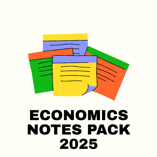 Economics Notes Pack 2025 – Demand, Supply, Elasticity & Fiscal Policy