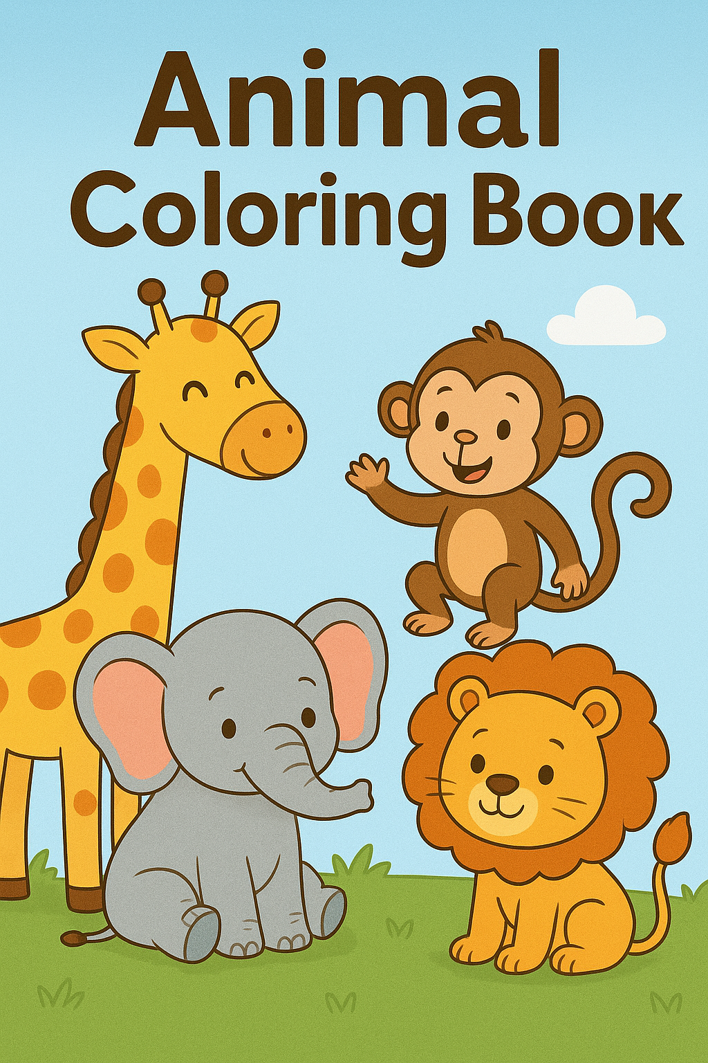 ANIMALS COLORING ENGLISH BOOK