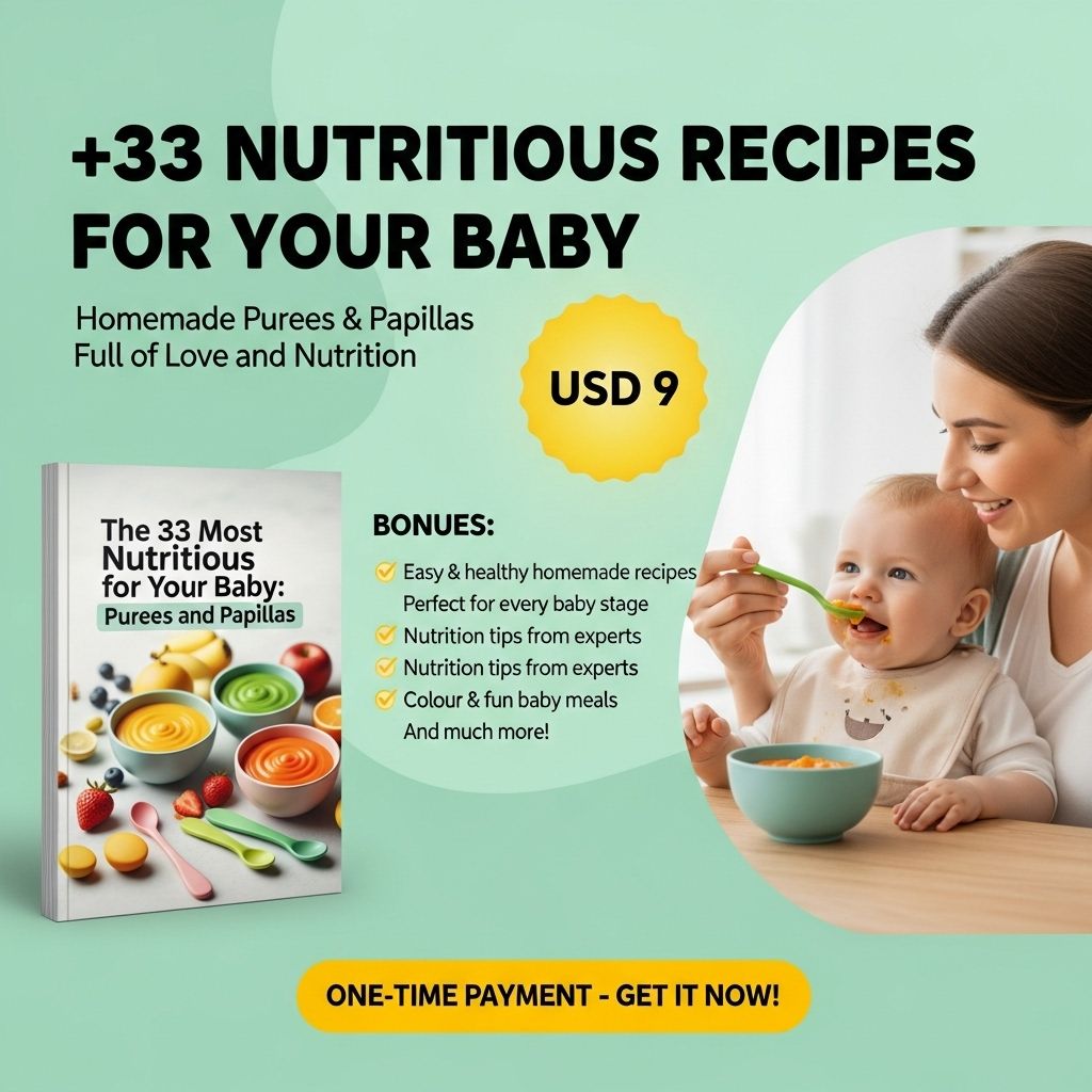 The 33 Most Nutritious Recipes for Your Baby: Purees and Papillas