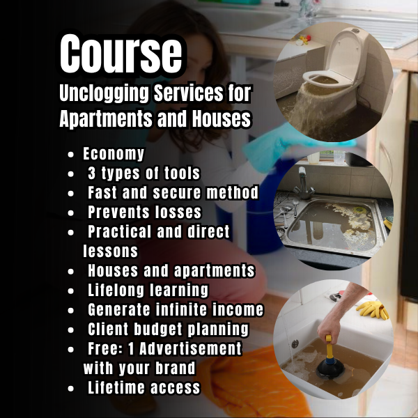 Drain unclogging for only $10, promotion valid until the 5th.