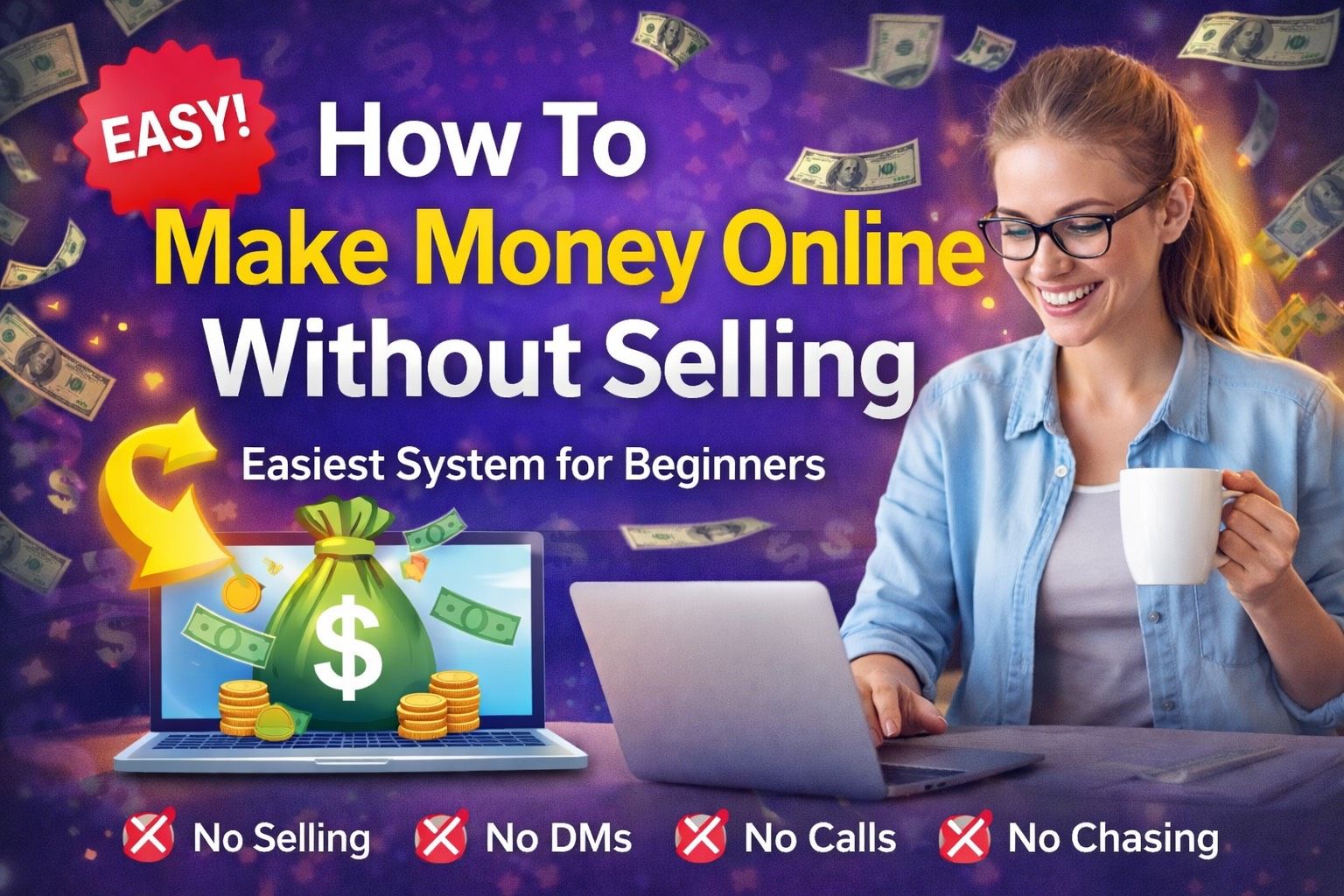 the no selling income method (step by step)
