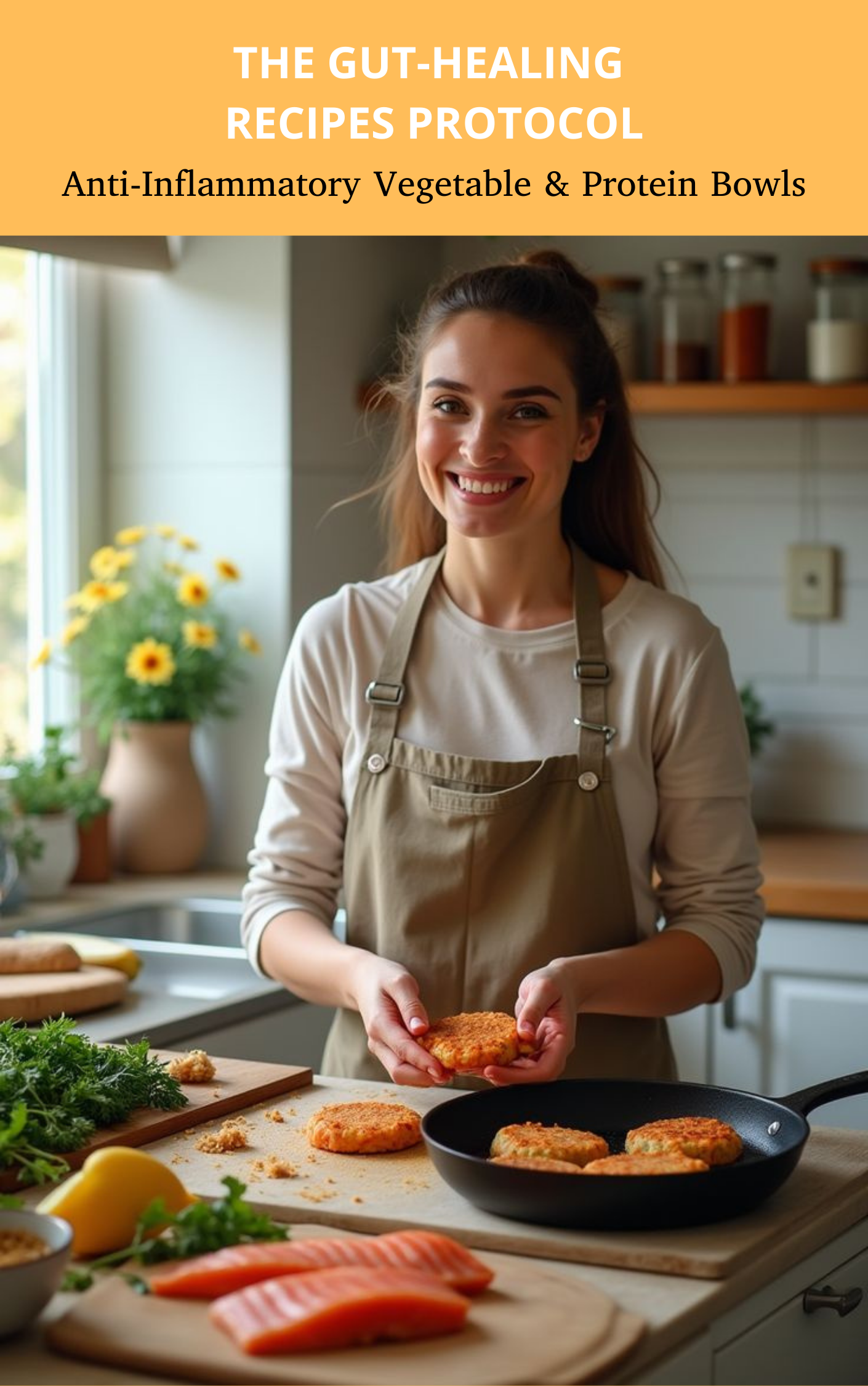 The Gut-Healing Recipes Protocol / Anti-Inflammatory Vegetable & Protein Bowls