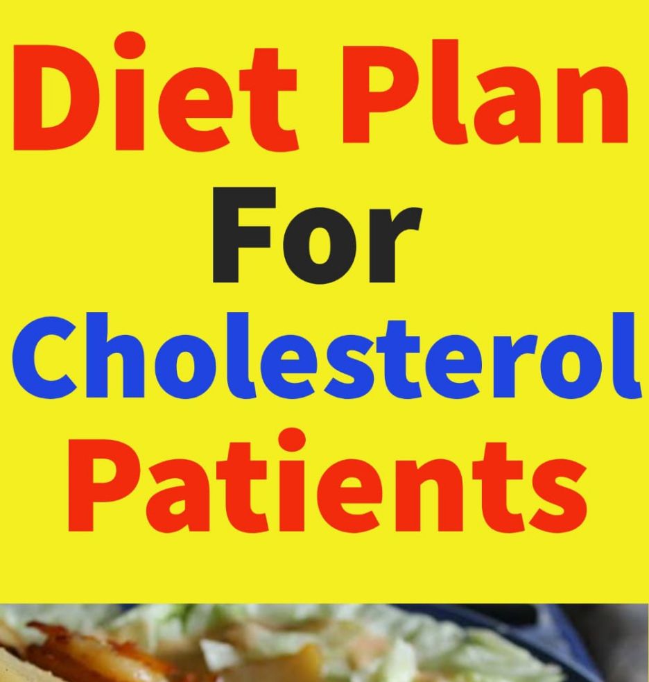 Diet Plan For Cholesterol Patients