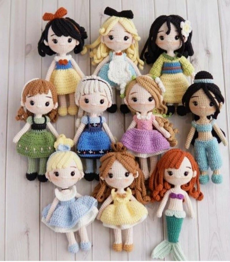 Princesas Disney Amigurumis