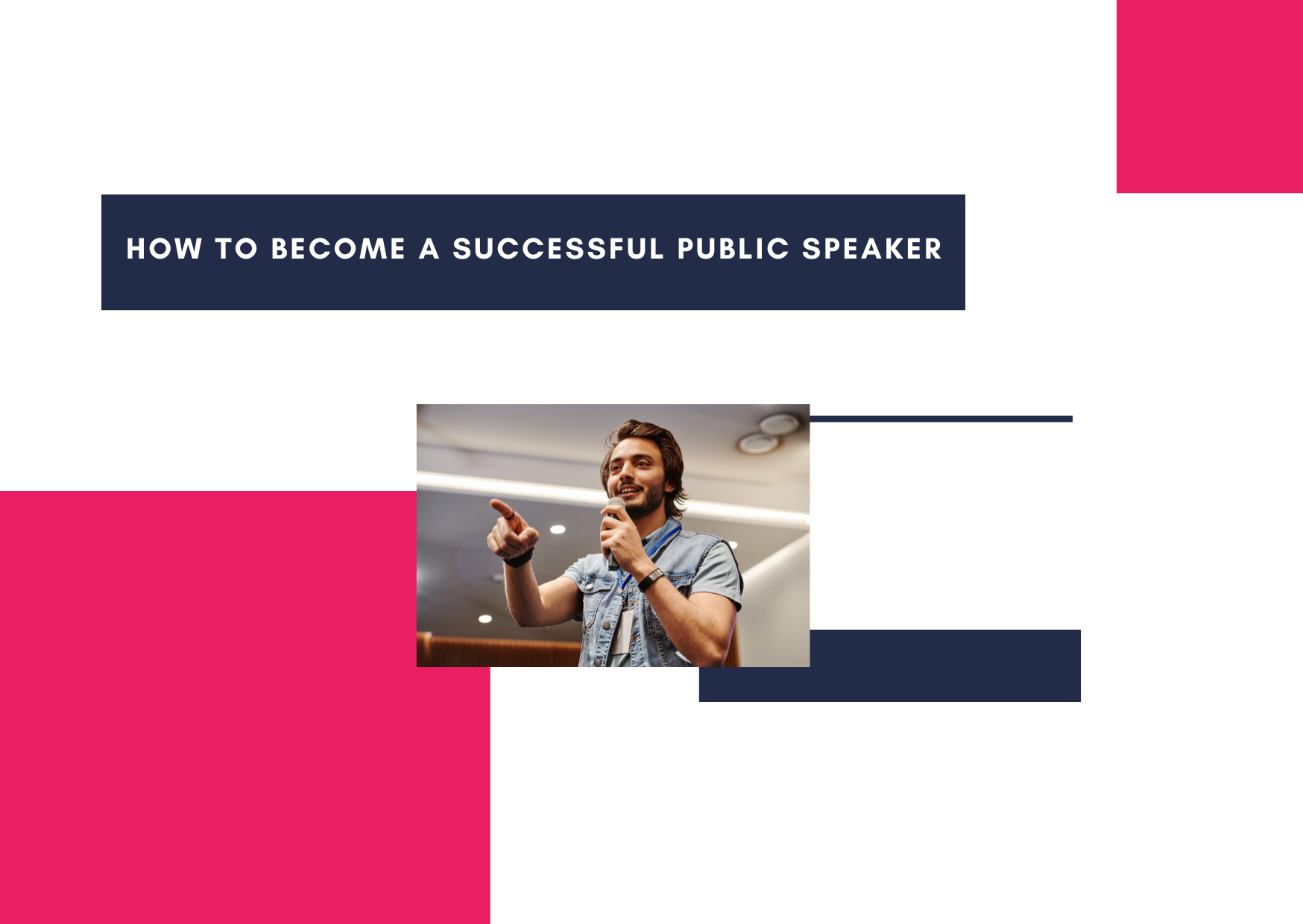 How To Become A Successful Public Speaker
