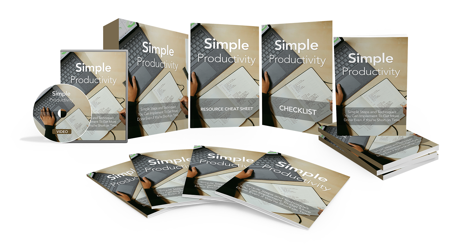 How To Be Productive -- Simple Productivity