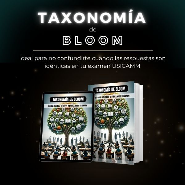Taxonomía de BLOOM en exámenes USICAMM