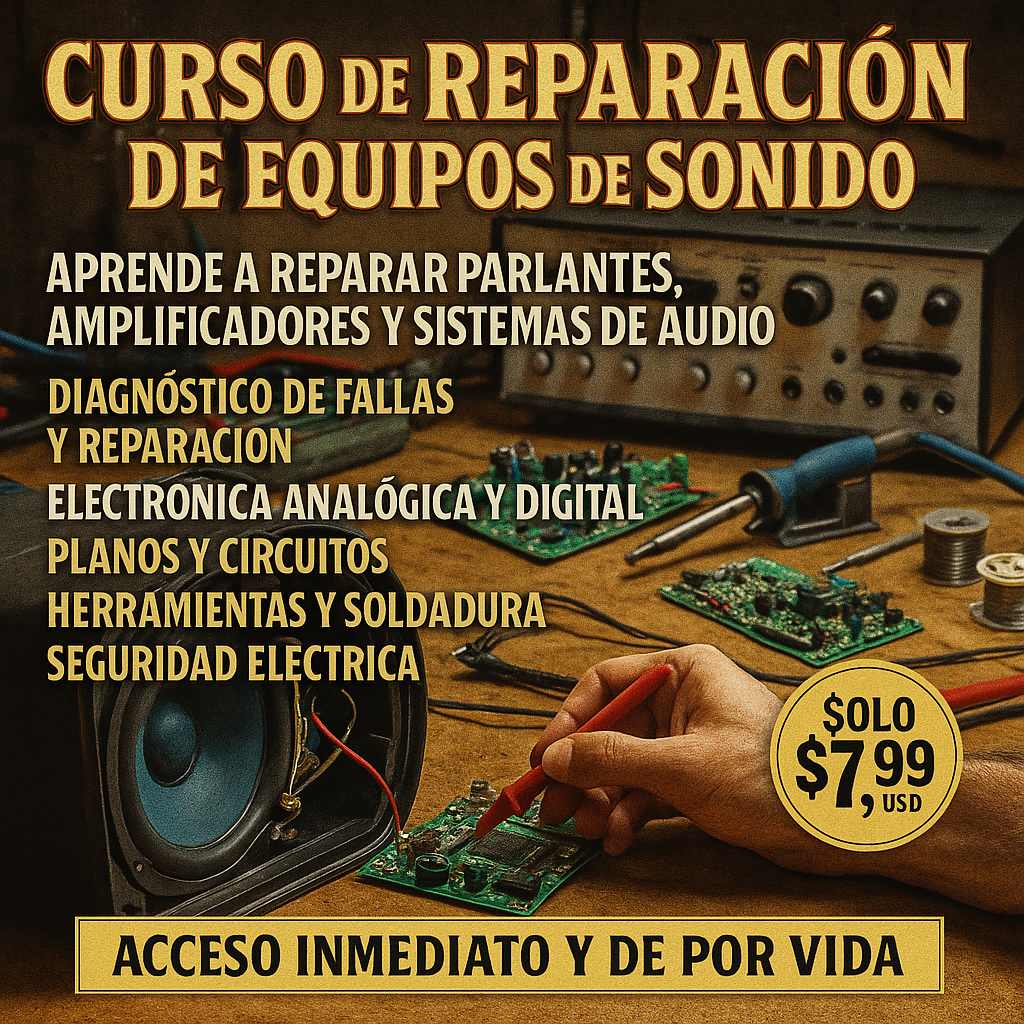 CURSO DE REPARACION DE EQUIPOS DE SONIDO