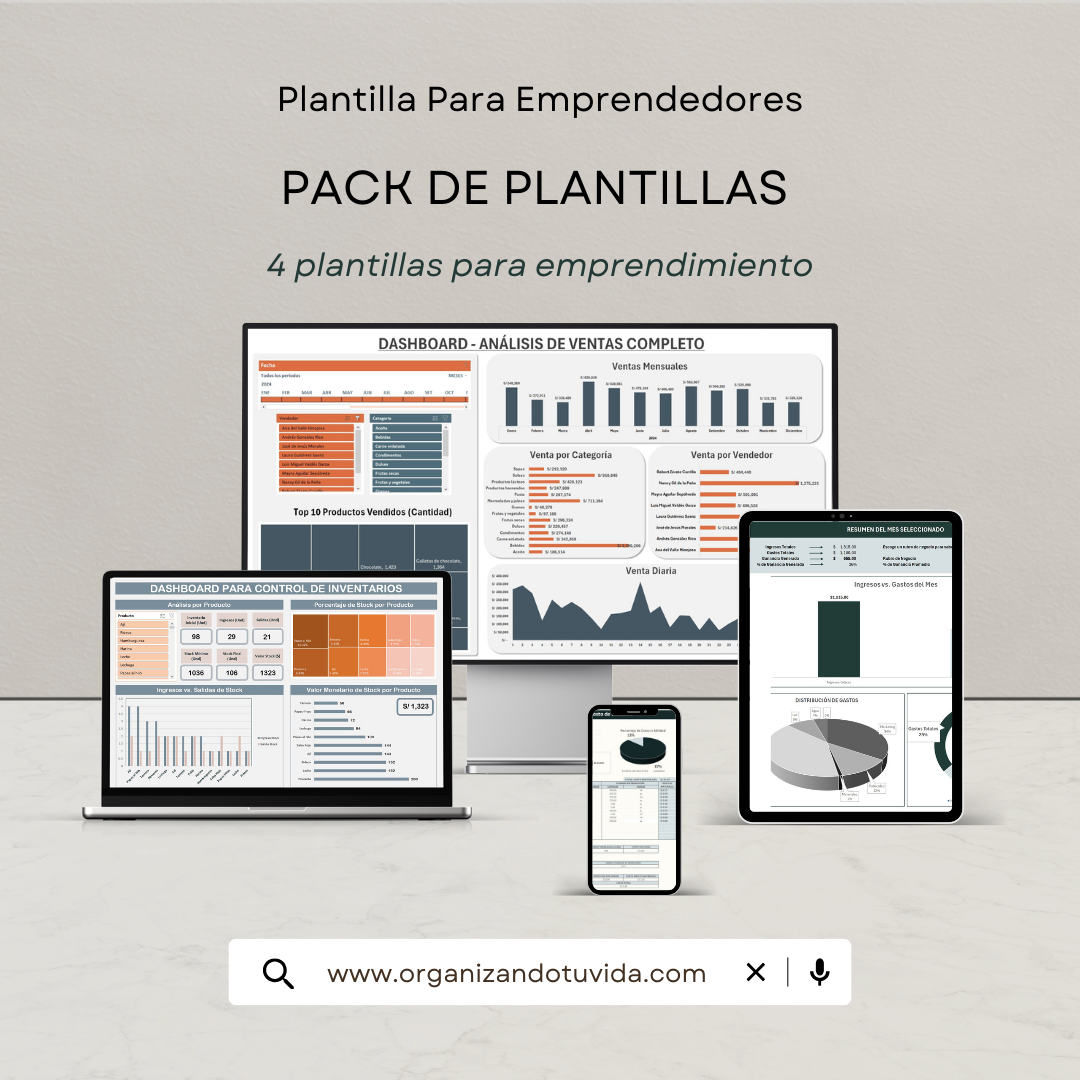 Kit para Emprendedores Exitosos - Plantillas OTV