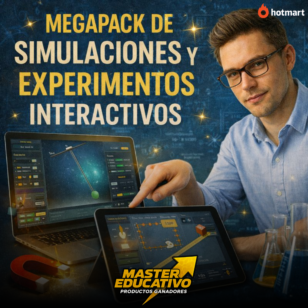 MEGAPACK DE SIMULACIONES Y EXPERIMENTOS INTERACTIVOS