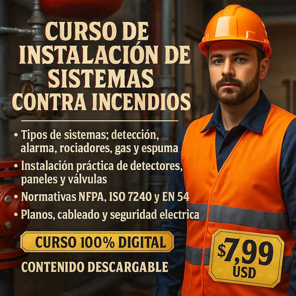 CURSO INSTALACION DE SISTEMAS CONTRA INCENDIOS