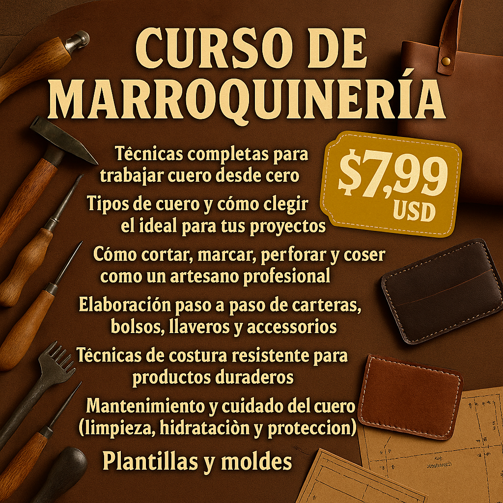 CURSO MARROQUINERIA