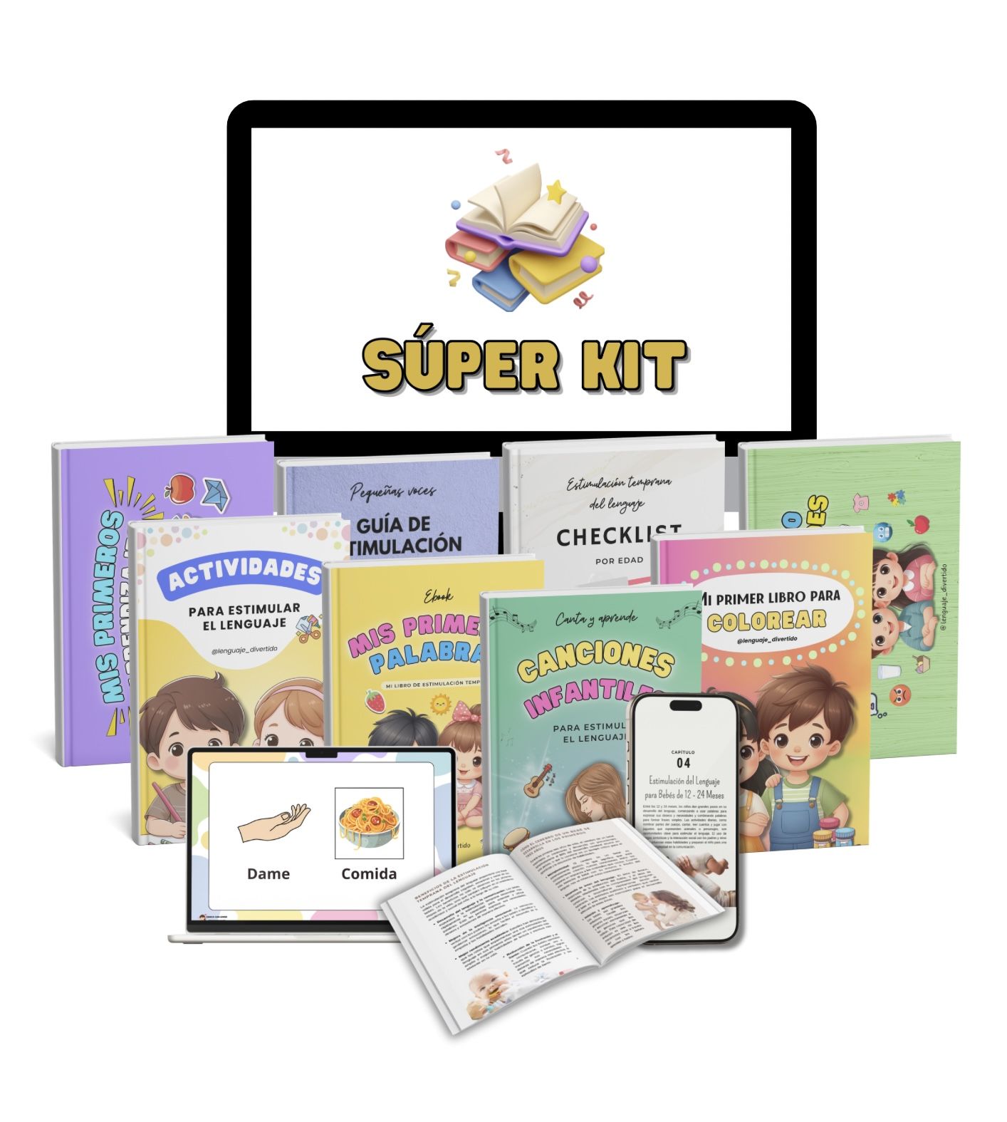 Súper KIT de estimulación temprana de lenguaje