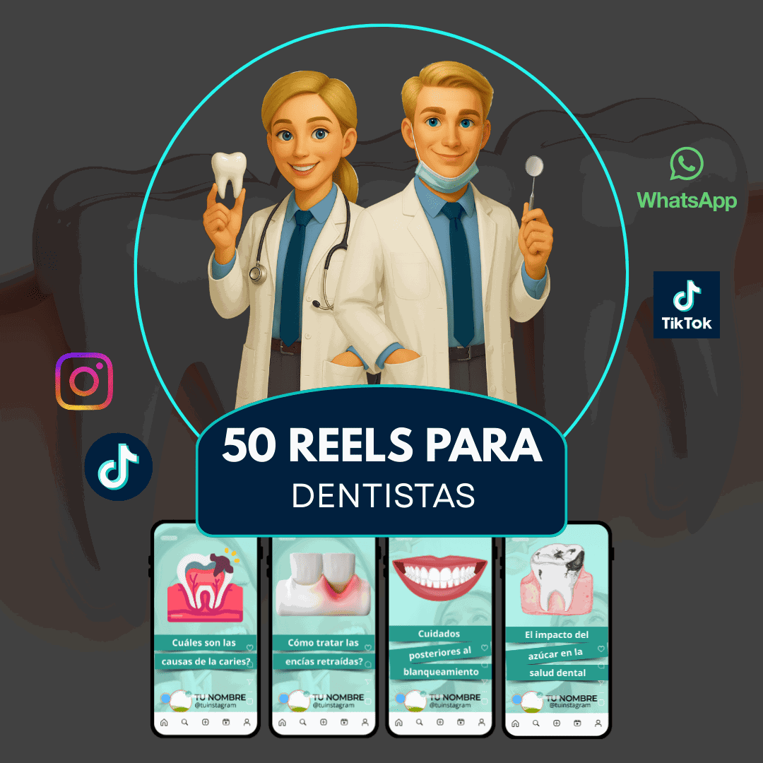 50 Videos Narrados, Animados y Editables para DENTISTAS + BONOS
