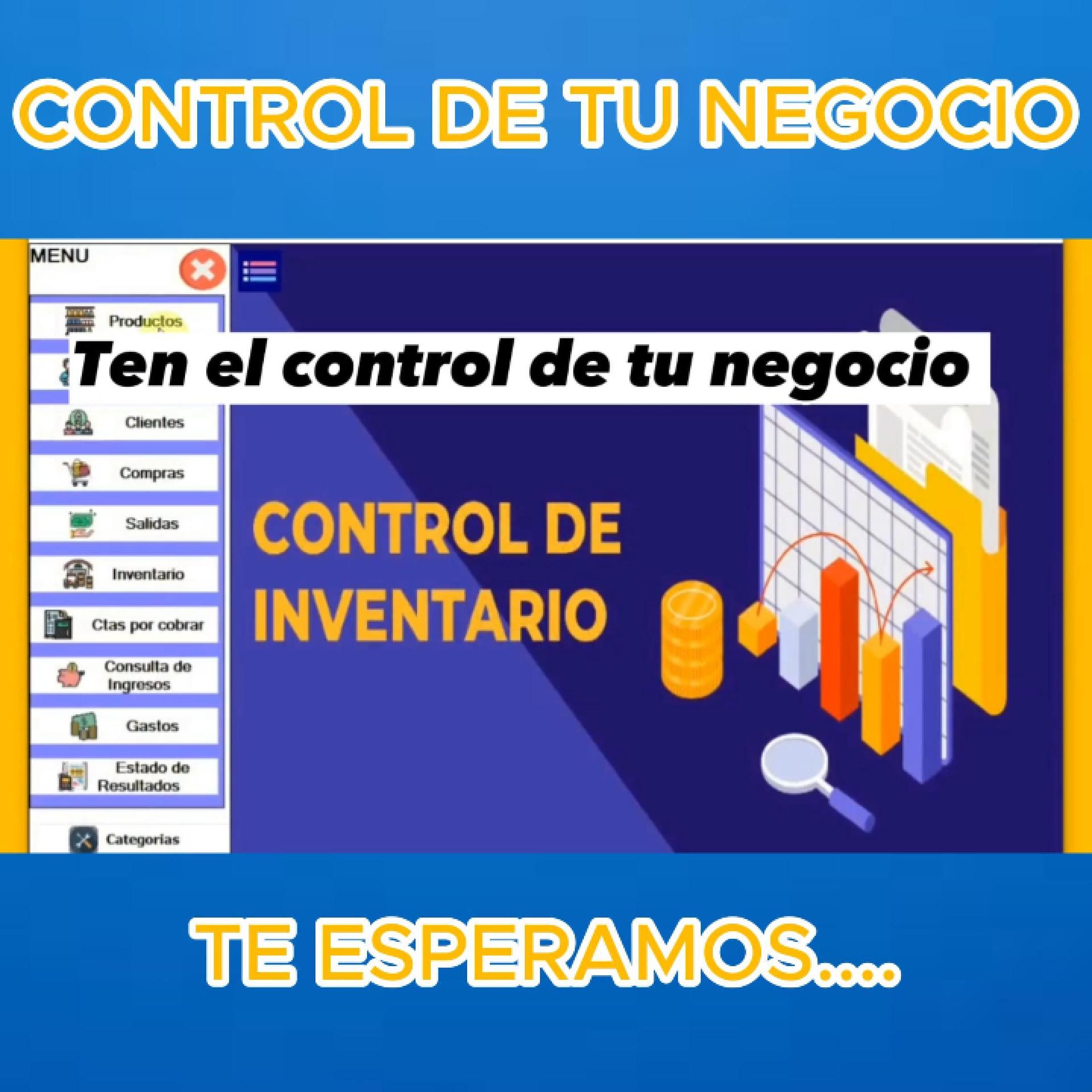 SISTEMA PARA CONTROL DE TU NEGOCIO FINANZAS E INVENTARIOS