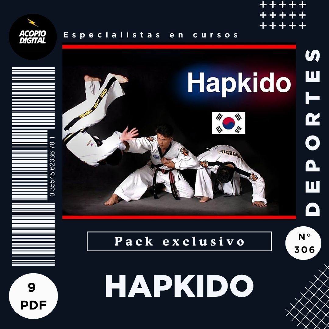 Curso Digital de Hapkido en PDF | 9 ebooks en PDF