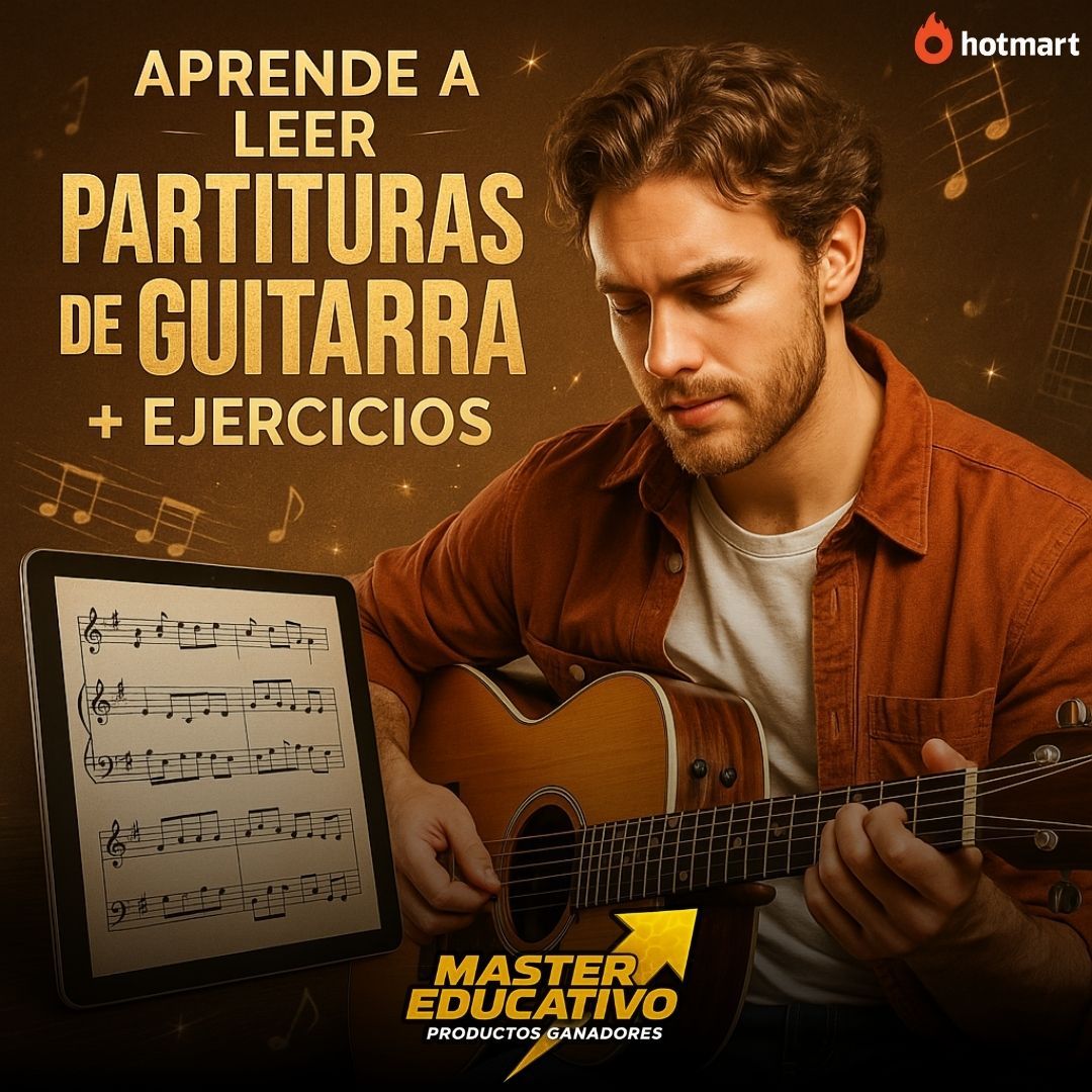 APRENDE A LEER PARTITURAS DE GUITARRA + EJERCICIOS