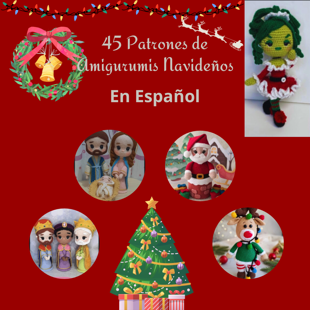45 Patrones Navideños de Amigurumis