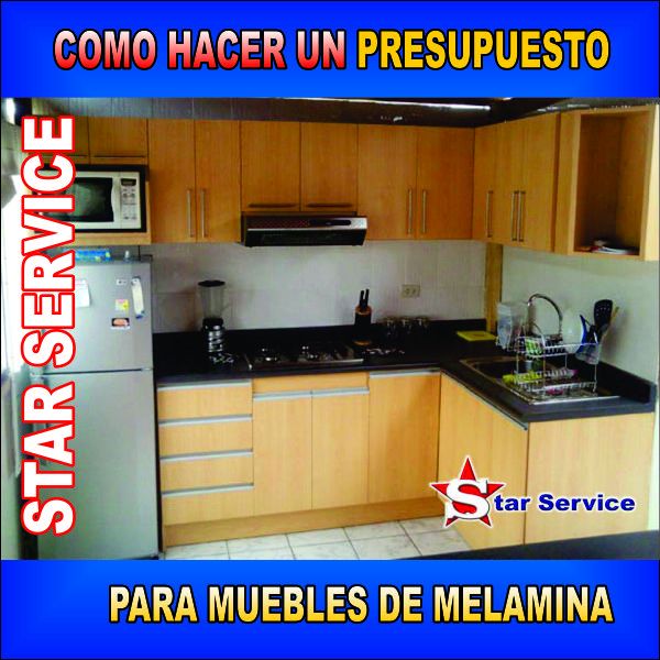 PRESUPUESTO PARA MUEBLES DE MELAMINA