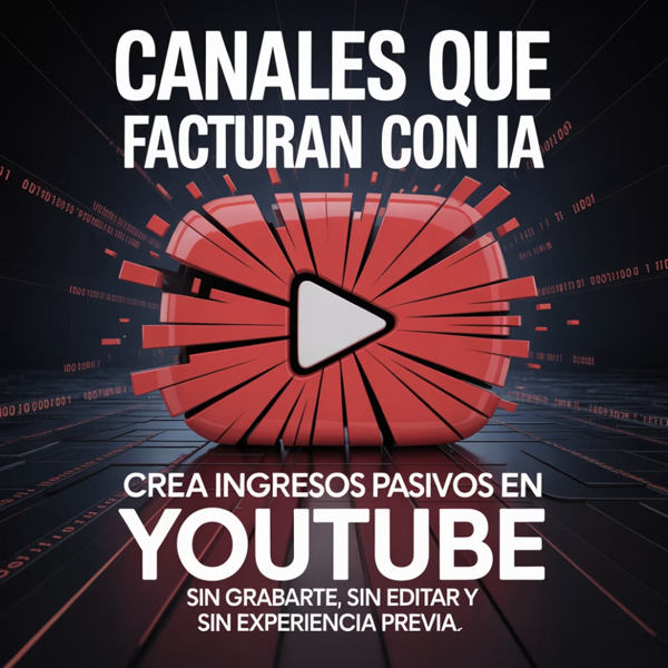 CANALES QUE FACTURAN CON IA: Crea ingresos pasivos en youtube, sin grabarte, sin editar y sin experiencia previa