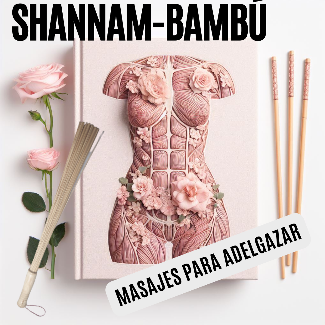 Libro de masajes adelgazante con bambú shannam bambú