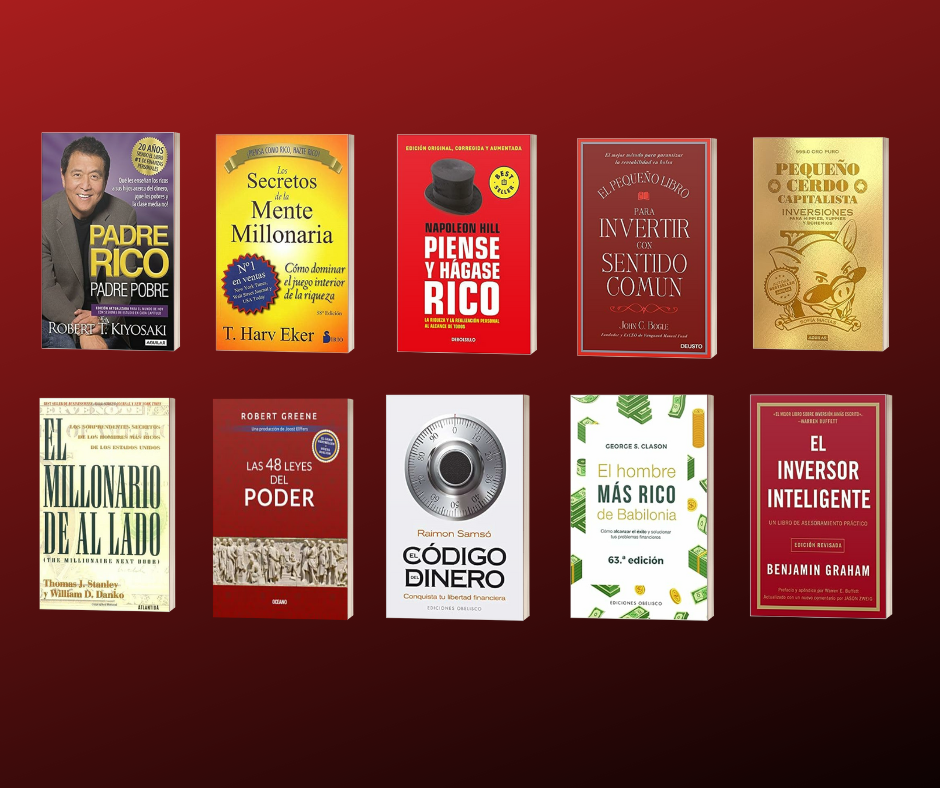 10 LIBROS QUE TIENES QUE LEER PARA mejorar tus finanzas y inversiones