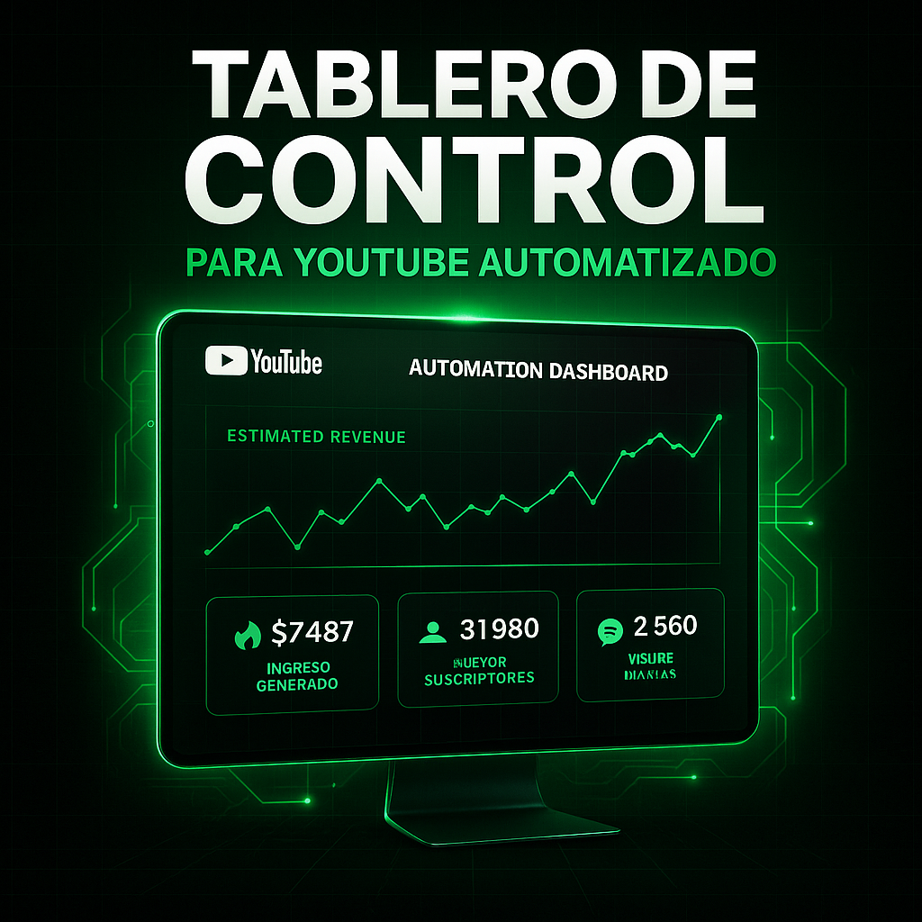 Tablero de Control para YouTube Automatizado