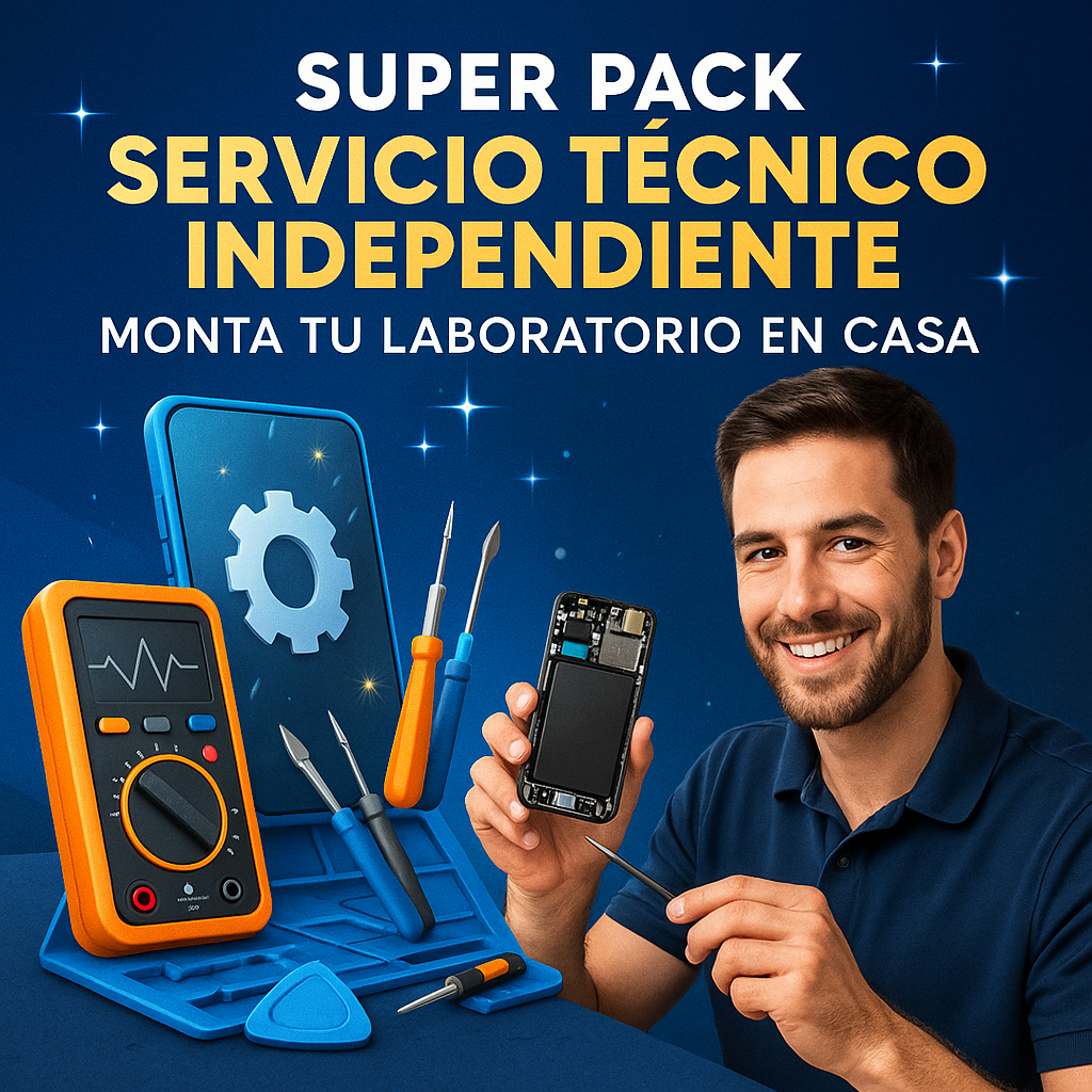 SUPER PACK SERVICIO TÉCNICO INDEPENDIENTE – MONTA TU LABORATORIO EN CASA