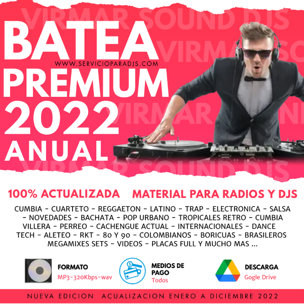 PACK 120 GB MUSICA EXCLUSIVA PARA DJS Y RADIO.