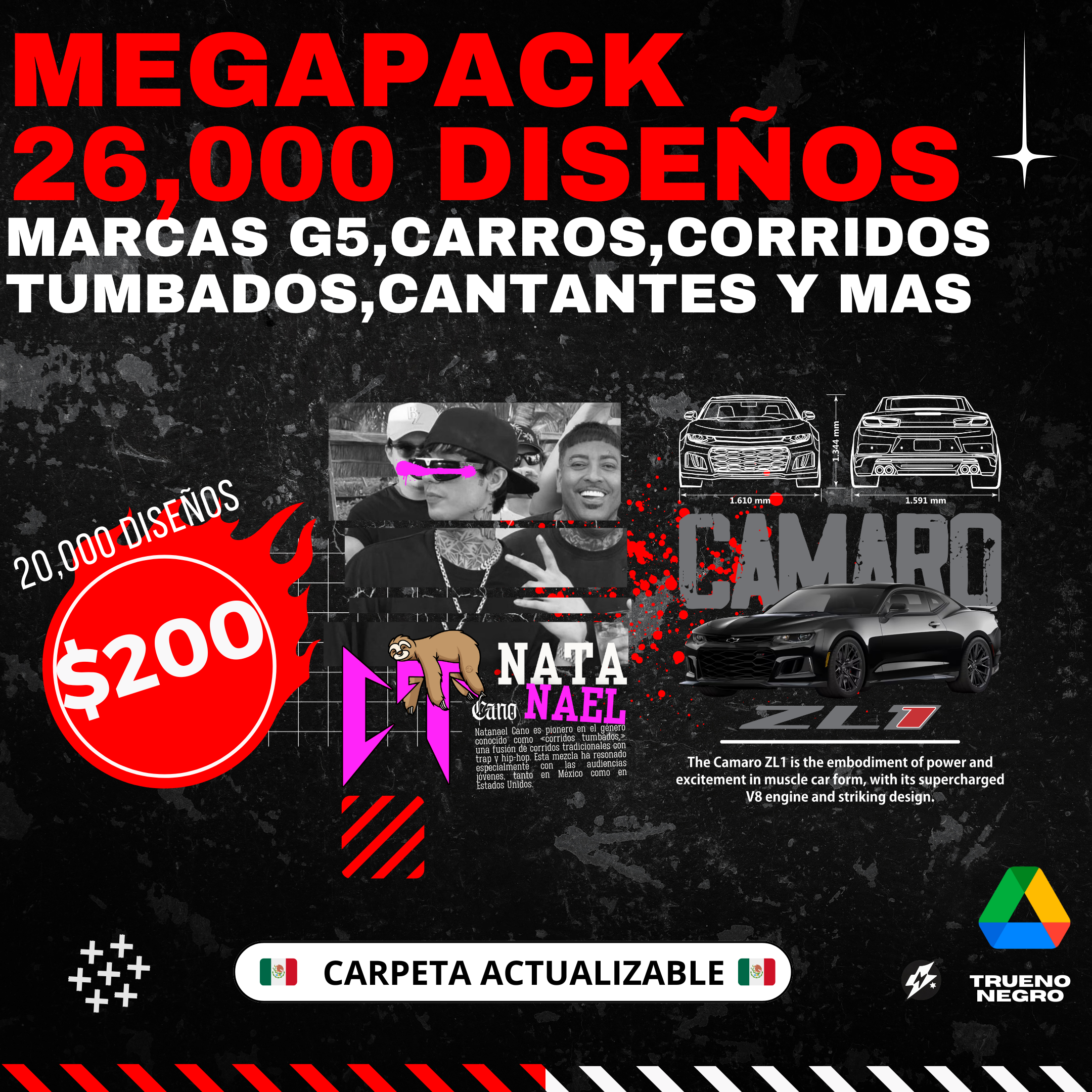 SÚPER MEGA PACK 26,000 DISEÑOS DTF + BONOS (ACTUALIZABLE)????