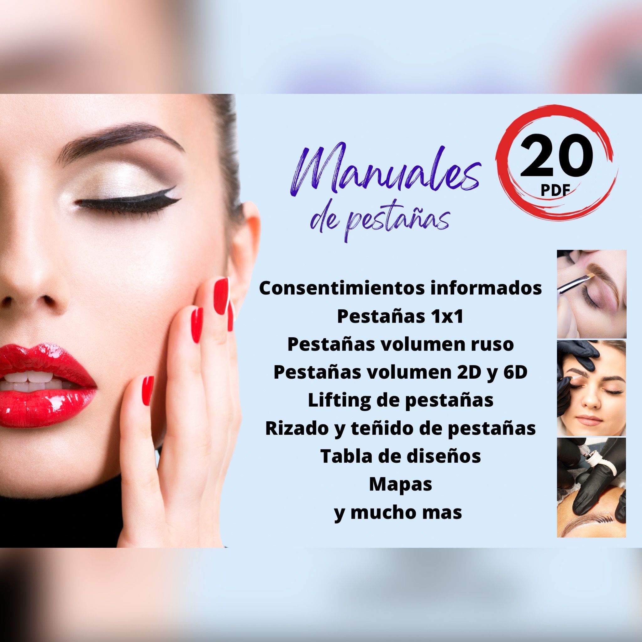 Manuales de pestañas en PDF