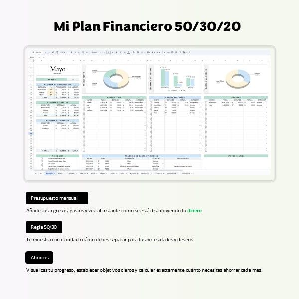 Mi Plan Financiero 50/30/20