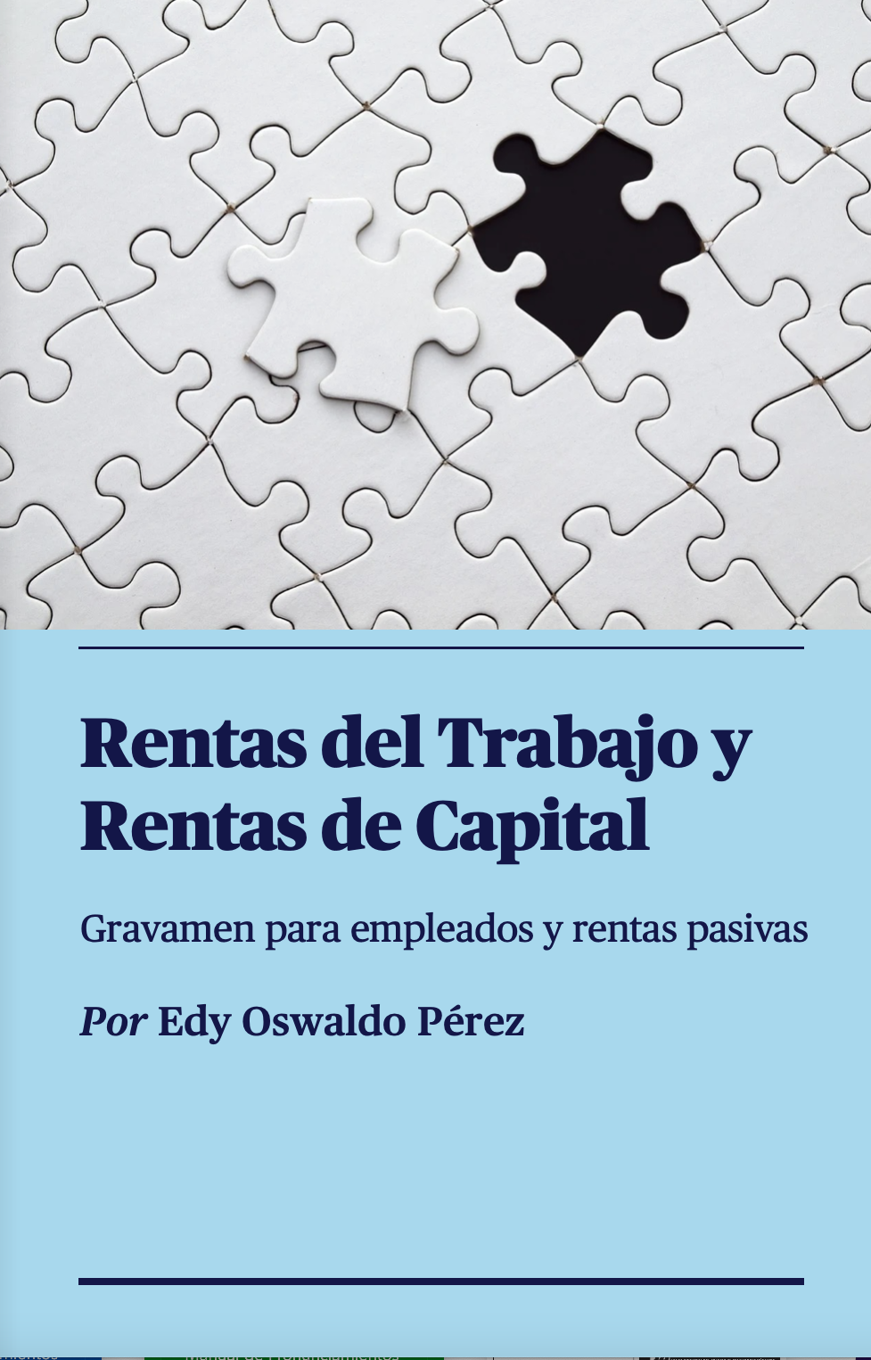 Rentas del Trabajo y Rentas de Capital