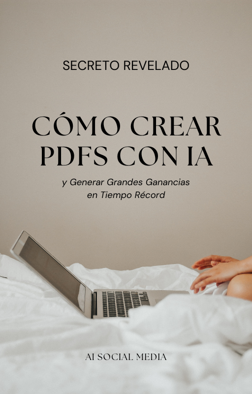 Secreto Revelado: Cómo Crear PDFs con IA y Generar Grandes Ganancias en Tiempo Récord