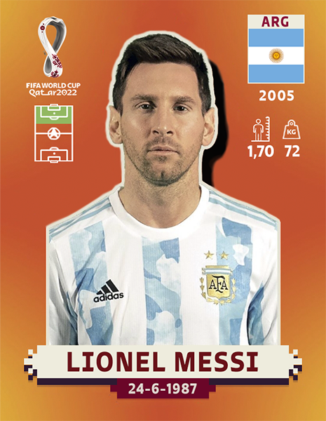 Plantilla Editable Figuritas Mundial Qatar 2022