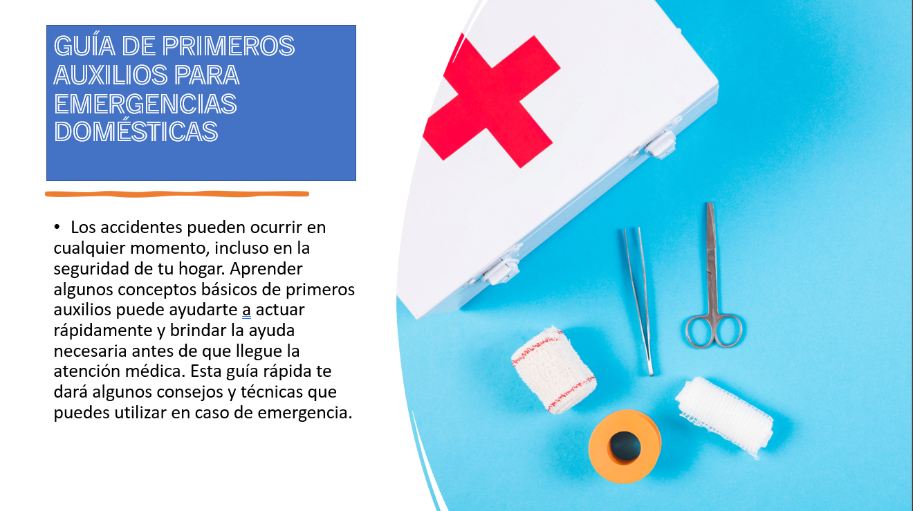 Guía Primeros Auxilios para Emergencias Domésticas