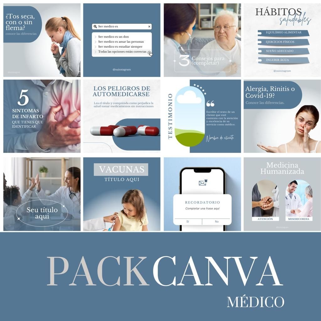 Pack Canva Medico
