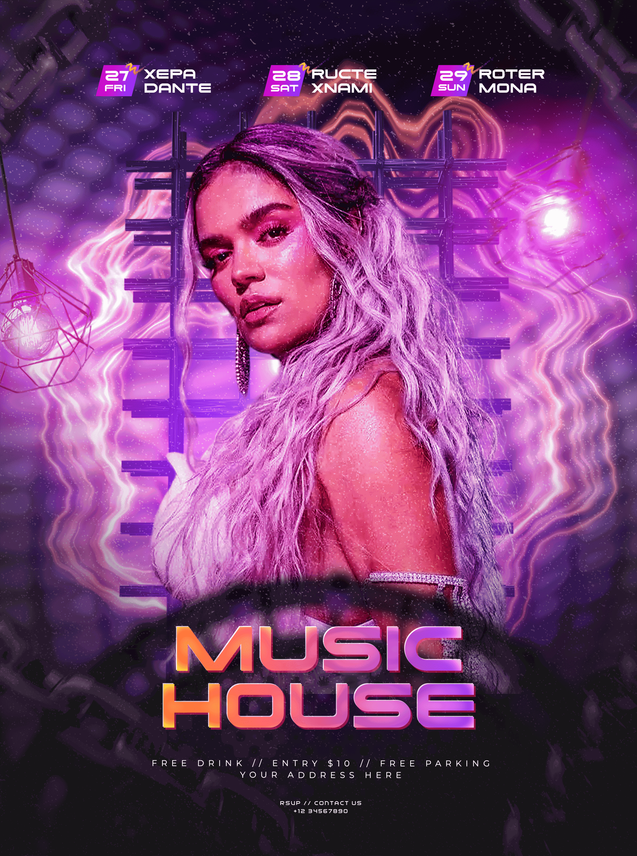 FLYER DE EVENTO MUSICAL O FIESTA