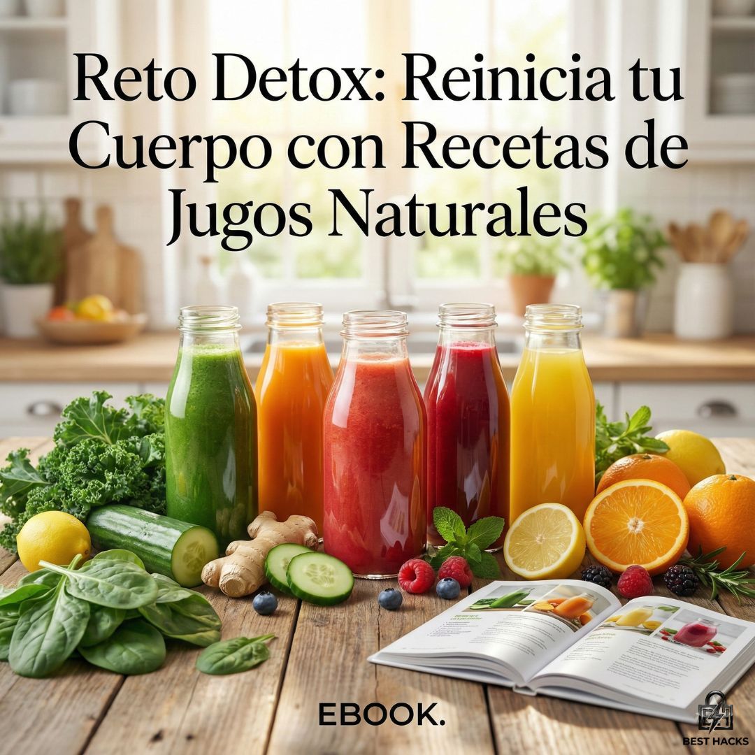 Reto Detox: Reinicia tu Cuerpo con Recetas de Jugos Naturales
