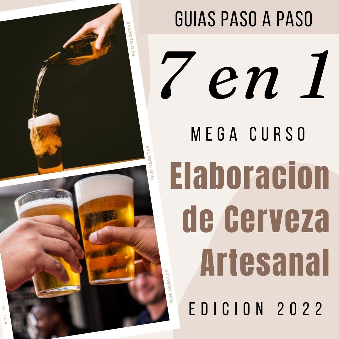 Curso digital de cerveza artesanal | guías paso a paso en PDF (Ebook) y manuales.