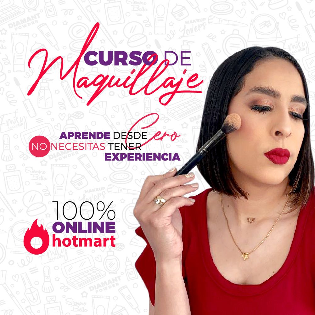Curso de Maquillaje Profesional - Aprende desde Cero sin Experiencia - Metodo Glowy