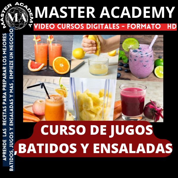 CURSO DE JUGOS, BATIDOS Y ENSALADAS
