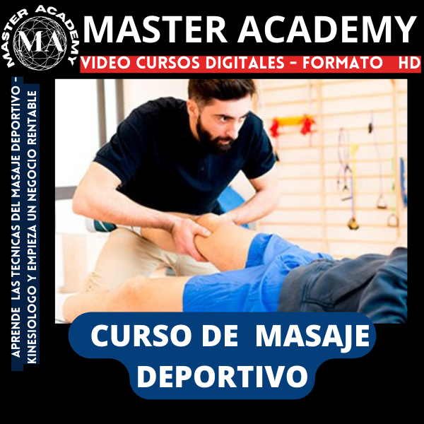 CURSO DE MASAJE DEPORTIVO + BONUS DE OBSEQUIO