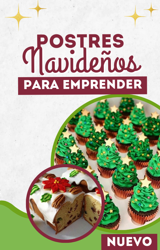 Postres navideños para emprender o sorprender a tu familia.